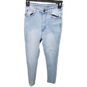 BOB Jeans Womens Size 9/10 Blue Solid Skinny Jeans